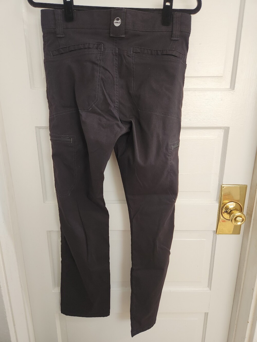 Wrangler Outdoor Utility Pants Mens 30x30 Straight Leg Black Stretch - Picture 2 of 4